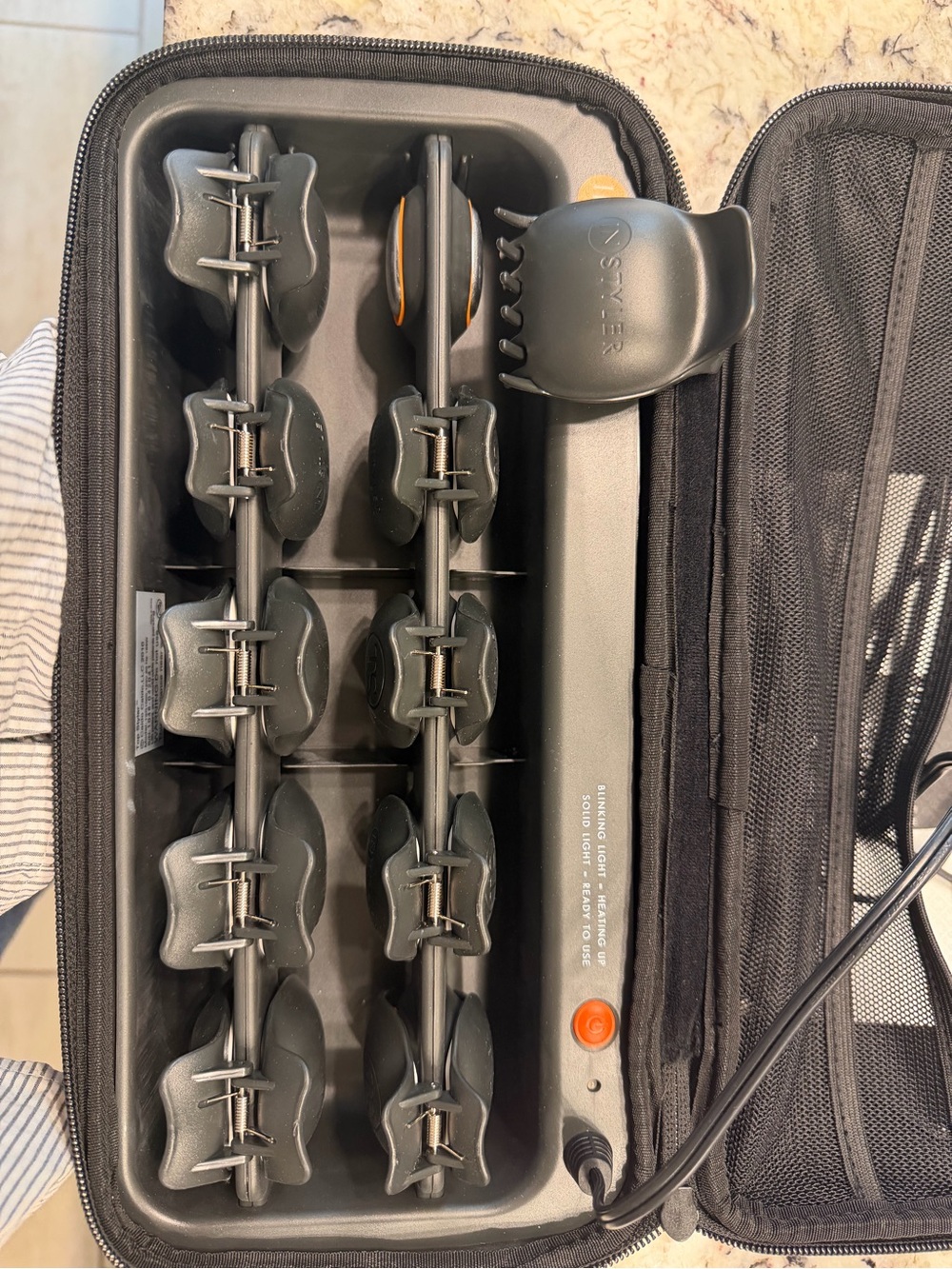 In Styler hot curlers with 10 hot curlers